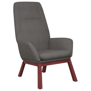 vidaXL Scaun de relaxare, gri deschis, material textil
