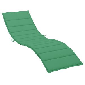 vidaXL Pernă de șezlong, verde, 200x60x3 cm, textil oxford