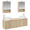 vidaXL Set dulap baie 5 buc. Stejar Sonoma Lemn prelucrat