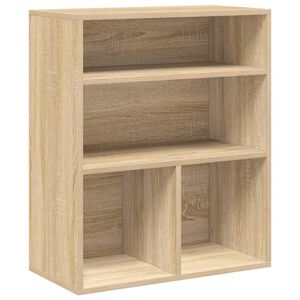 vidaXL Bibliotecă, stejar Sonoma, 60x30x71,5 cm, lemn prelucrat