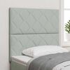 vidaXL Tăblie cap cu headboard Gri deschis 100 cm Catifea