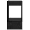 vidaXL Masă laterală Stejar Negru 30 x 30 x 56 cm Lemn compozit