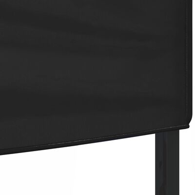 vidaXL Cort pliabil pentru petrecere, negru, 2x2 m