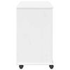 vidaXL Cabinet mobil Alb 63,5 x 39 x 65,5 cm Lemn de pin masiv