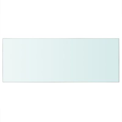 vidaXL Rafturi, 2 buc., 60 x 25 cm, panouri sticlă transparentă