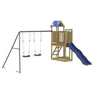 vidaXL Set de joacă pentru exterior, lemn de pin impregnat