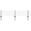 vidaXL Gard de sarma cu stalp 10 x 0,4 m Oțel cu strat de PVC Gri