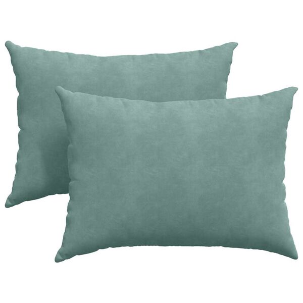 vidaXL Perne pentru canapea 2 pcs Verde Mării 70 x 50 cm