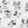 Noordwand Tapet &bdquo;Kids @ Home Mickey și Minnie Sketch&rdquo;, alb și negru