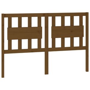vidaXL Tăblie de pat, maro miere, 145,5x4x100 cm, lemn masiv de pin
