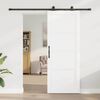 vidaXL Ușă glisantă ORKDAL Alb 83 x 211 cm Lemn de pin masiv