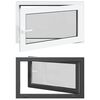 vidaXL Fereastră pentru subsol RISOR 100 x 70 cm PVC și Sticlă