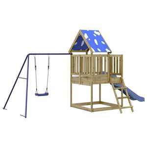 vidaXL Set de joacă pentru exterior, lemn de pin impregnat