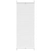 Jaluzea plisse, alb, 40x100 cm, pliuri