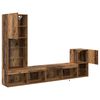 vidaXL Unități pentru Pereți de TV Pe perete Lemn Vechi Lemn compozit