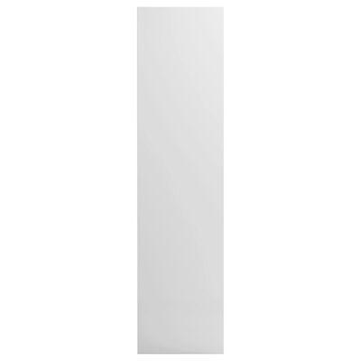vidaXL Șifonier, alb extralucios, 50x50x200 cm, PAL