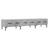 vidaXL Comodă TV, gri beton, 150x36x30 cm, lemn prelucrat