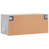 vidaXL Dulap de perete, gri beton, 80x36,5x35 cm, lemn compozit