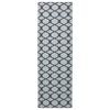 vidaXL Covor Runner ORIZ 1150 gsm Model din plasă neagră