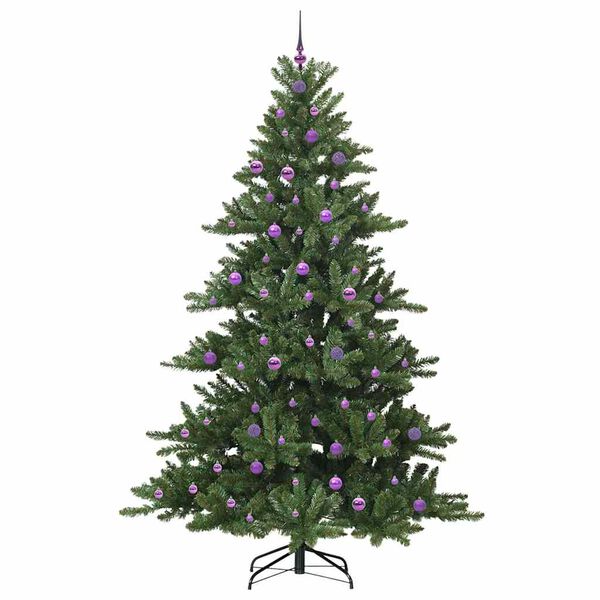 vidaXL Brad de Crăciun artificial cu ramuri articulare Verde 240 cm