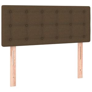 vidaXL Tăblie de pat, maro &icirc;nchis, 80x5x78/88 cm, textil