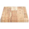 vidaXL Rafturi suspendate 4 buc. 80x20x2 cm lemn masiv acacia netratat