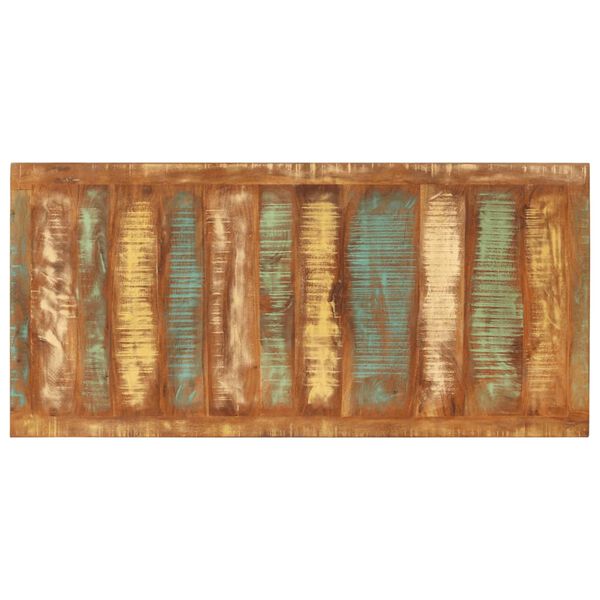 vidaXL Masă de bucătărie, 110x52x76 cm, lemn masiv reciclat