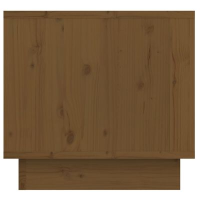vidaXL Noptiere, 2 buc., maro miere, 35x34x32 cm, lemn masiv de pin