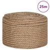 vidaXL Funie de iută 25 m lungime, 14 mm grosime