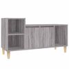 vidaXL Comodă TV, gri sonoma, 100x35x55 cm, lemn prelucrat