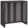 vidaXL Husă pentru aer condiționat Negru 110 x 50 x 105 cm Oțel