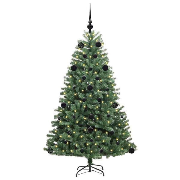 vidaXL Brad de Crăciun artificial cu ramuri articulare Verde 150 cm
