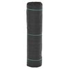 vidaXL Membrană antiburuieni, negru, 0,5x100 m, PP