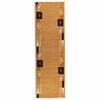 vidaXL Covor Runner FLORNES Țesut Ocru Frunze 67 x 150 cm PP 7 mm