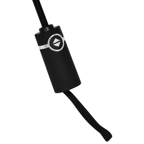 vidaXL Umbrelă pliabilă automată, negru, 104 cm