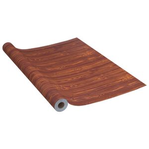 vidaXL Folie de mobilier autoadezivă, acacia, 500x90 cm, PVC