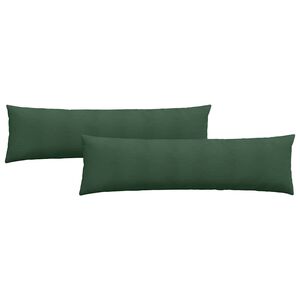 vidaXL Perne pentru canapea 2 pcs Verde &icirc;nchis 145 x 40 cm
