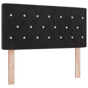 vidaXL Tăblie cap cu headboard Negru 90 cm Piele artificială
