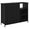 vidaXL Bufet Stejar Negru 100 x 33 x 75 cm Lemn prelucrat