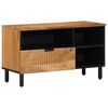 vidaXL Cabinet TV cu sertar Maro 80 x 33 x 46 cm Lemn de mango solid