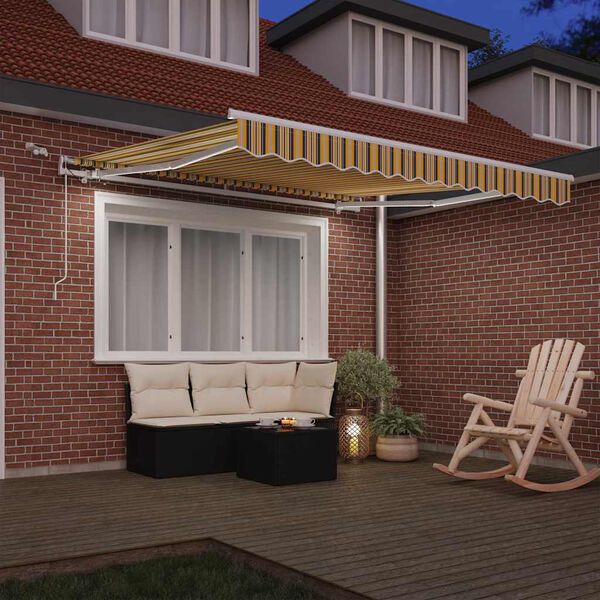 vidaXL Cortina Retractabilă Multicolour 300 x 250 cm
