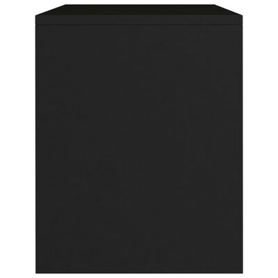 vidaXL Noptiere, 2 buc., negru, 40 x 30 x 40 cm, PAL