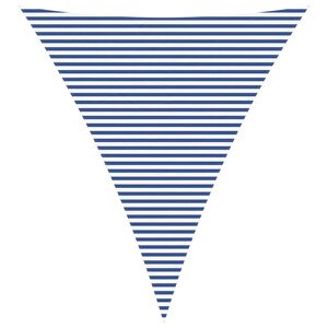 vidaXL P&acirc;nză de umbră Albastru și Alb 5 x 6 x 6 m