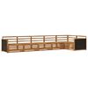 vidaXL Set de canapele de exterior 6 buc. natural Lemn Solid de Acacia