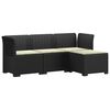 vidaXL Sofa de Grădină 4-Locuri cu Perne Aspect Ratan PP Antracit