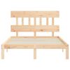 vidaXL Cadru de pat fără saltea, 140x200 cm, lemn masiv pin