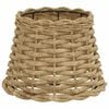 vidaXL Abajur de veioză maro &Oslash;20x15 cm răchită