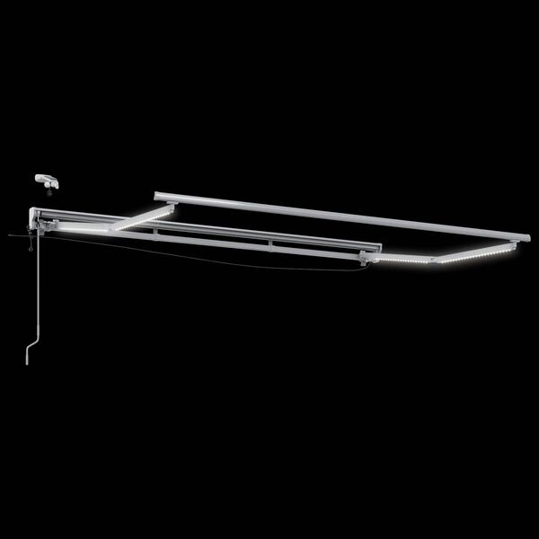 vidaXL Cort electric retractabil Negru 3 x 2,5 m