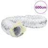 vidaXL Conductă de ventilație izolată, 6 m, &Oslash;10 cm, aluminiu