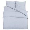 vidaXL Set cu husă de pilotă, gri, 240x220 cm, bumbac